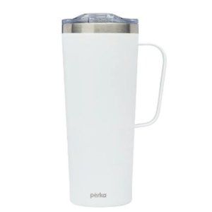 NEW - Perka Winston 28 oz. Double Wall, Stainless Steel Travel Mug White
